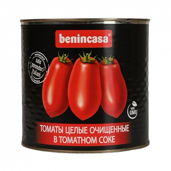 Томаты резаные очищенные в с/с ж/б, 2,5кг. 6шт/кор. Benincasa, Италия купить в Донецке - Сушиман