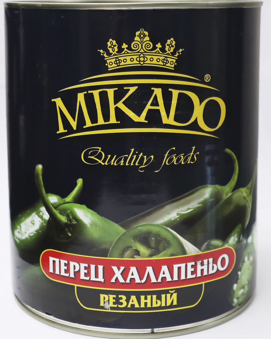Перец халапеньо резаный MIKADO 3100мл/3000гр/1560гр, 6шт/кор купить в Донецке - Сушиман