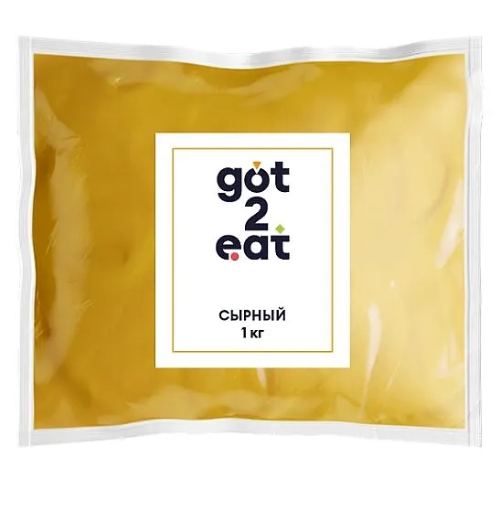Соус сырный Got2eat Resfood 1кг пакет, 4шт/кор, Россия 2226 купить в Донецке - Сушиман