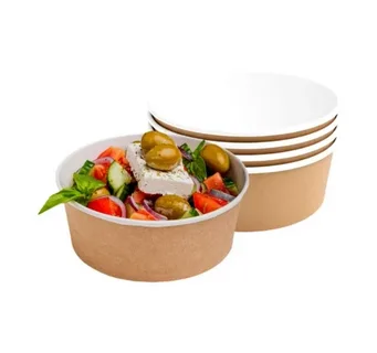 Контейнер с крышкой круглый Round Bowl 600мл 150(128)х60мм 270шт/кор 45шт/упак купить в Донецке - Сушиман