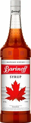 Сироп Кленовый Баринофф 1л стекло, 6шт/кор купить в Донецке - Сушиман