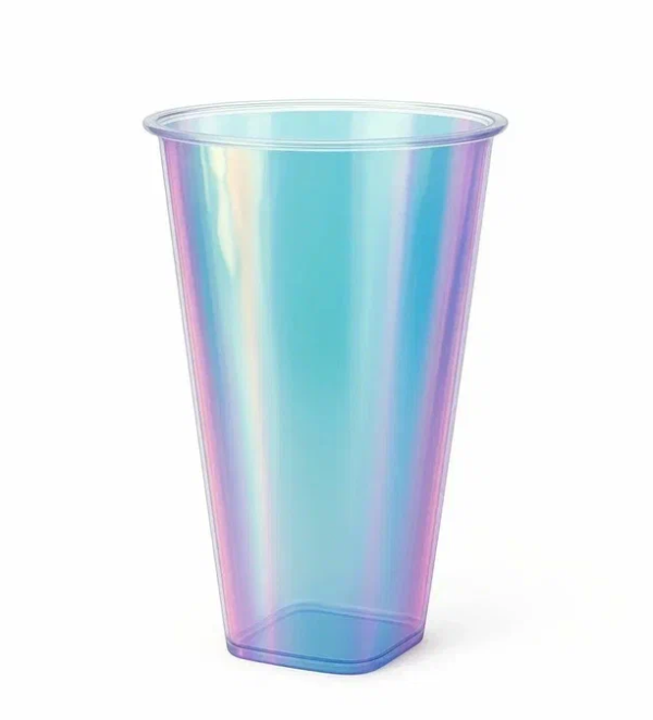 Стакан перламутровый квадтратное дно Bubble Cup 375мл D90 h112 25шт/упак (600шт/кор) купить в Донецке - Сушиман
