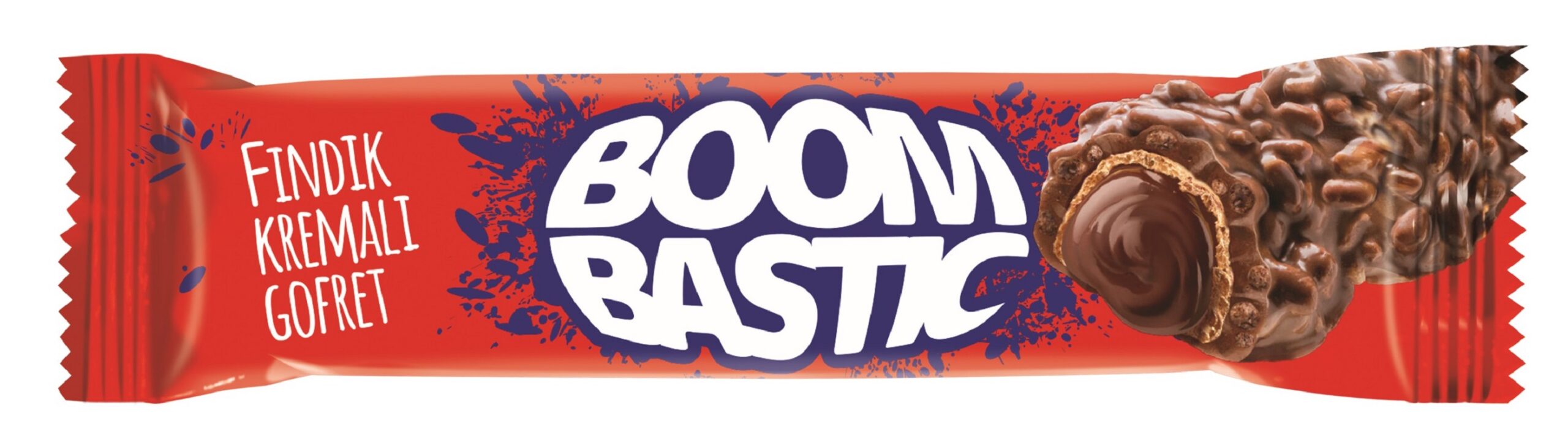 Батончик (Вафля) «Boombastic» в мол. шок. с ореховым кремом и хрустящим рисом 32гр 12шт/уп 6уп/корС купить в Донецке - Сушиман