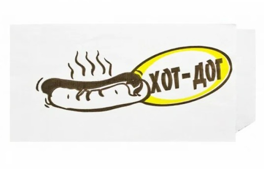 Уголок для хот-дога 200*110мм жиростойкий 100шт/уп, 50уп/кор, Альянс Сервис купить в Донецке - Сушиман