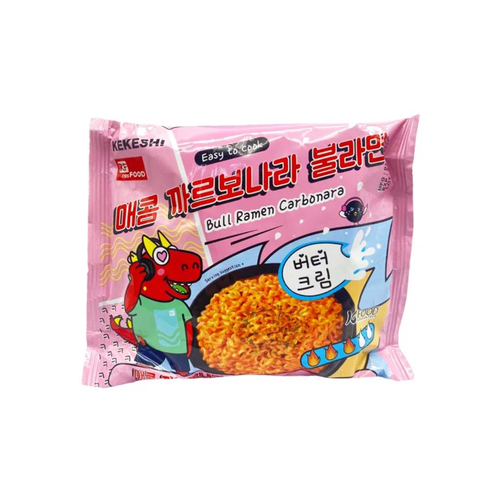 Лапша быстрого приготовления Bull Ramen Carbonara Kekeshi Resfood 135гр, 40шт/кор купить в Донецке - Сушиман